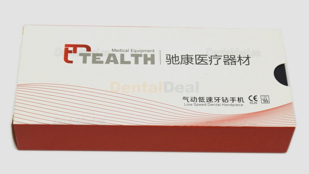 Dental 1020CHL Dental Contra Angle 1:1 Push Button Handpiece with LED Light